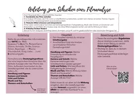 Vorschau - Stundenentwürfe - Schreibworkshop: Filmanalyse "Die Welle" - Seite 1