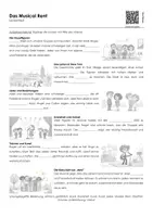 Vorschau - Arbeitsblätter - Das Musical Rent - Deckblatt