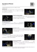 Vorschau - Arbeitsblätter - Das Musical Wicked - Deckblatt