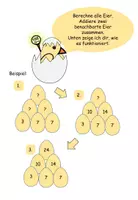 Vorschau - Arbeitsblätter - Materialpaket Ostern Rechenmauern/ Rechenpyramiden - Seite 2