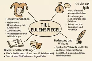 Vorschau - Arbeitsblätter - Arbeitsblatt "Till Eulenspiegel" + Onlineübung & MP3 + Mindmap + Infografik - Seite 3