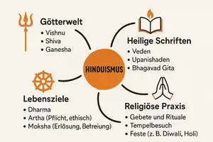 Vorschau - Arbeitsblätter - Arbeitsblätter zum Thema "Hinduismus" + Lösung & MP3 + Mindmap + Infografik - Seite 2