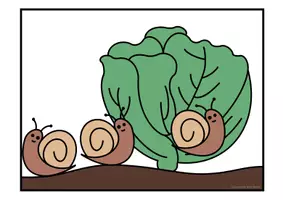 Vorschau - Fördermaterial/Inklusion - Rechengeschichten - Schnecken, mit Klappeffekt, Zahlenraum 4 - Seite 3