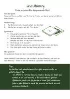 Vorschau - Spiele - Lese-Memory | Numis total spannend - Seite 1