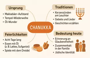 Vorschau - Arbeitsblätter - Arbeitsblätter zum Thema "Chanukka" + Lösung & MP3 + Mindmap + Infografik - Seite 2