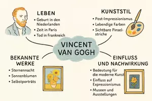 Vorschau - Arbeitsblätter - Arbeitsblatt "Vincent van Gogh" + Onlineübung & MP3 + Mindmap + Infografik - Seite 3