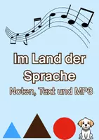 Vorschau - Anderer Materialtyp - Wortarten lernen in der Grundschule - Das Lied zum Buch "Im Land der Sprache" - Noten, Text und MP3 - Deckblatt
