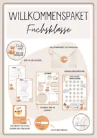 Vorschau - Arbeitsblätter - Willkommenspaket Fuchsklasse - Deckblatt