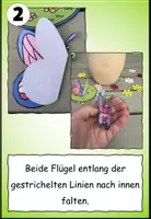 Vorschau - Mal- und Bastelvorlagen - 3D-Schmetterlings-Wiese - Frühling - Bastelvorlage - Seite 3