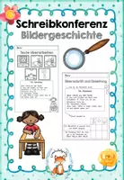 Vorschau - Arbeitsblätter - Textlupe: Bildergeschichte (Schreibkonferenz) - Deckblatt
