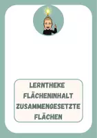 Vorschau - Arbeitsblätter - Arbeitsblatt Flächeninhalt zusammengesetzte Flächen Boden Wohnung 2 - Deckblatt
