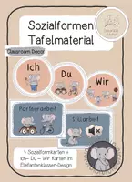 Vorschau - Mal- und Bastelvorlagen - Materialpaket - Elefantenklasse - Starterpack - Seite 1