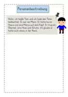 Vorschau - Arbeitsblätter - Personenbeschreibung - Täterbeschreibung - Seite 2