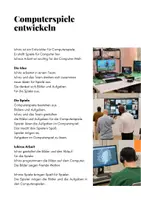 Vorschau - Arbeitsblätter - Magazin Leseheft Kurztexte Arbeitsheft Leichte Sprache Gaming - Seite 1