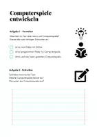 Vorschau - Arbeitsblätter - Magazin Leseheft Kurztexte Arbeitsheft Leichte Sprache Gaming - Seite 2