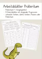 Vorschau - Arbeitsblätter - Materialpaket Präteritum/ 1. Vergangenheit - Seite 1