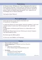 Vorschau - Poster - Bildergeschichte schreiben: Übersicht, Merkmale, Fragen & Schreibtipps - Seite 1