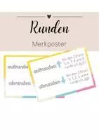 Vorschau - Poster - Runden Merkposter Grundschule Mathematik - Deckblatt