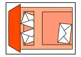 Vorschau - Fördermaterial/Inklusion - Rechengeschichten - Briefkasten, mit Klappeffekt, Zahlenraum 10 - Seite 3