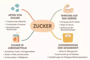 Vorschau - Arbeitsblätter - Arbeitsblätter zum Thema "Zucker" + Lösung & MP3 + Mindmap + Infografiken - Seite 3