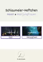 Vorschau - Text - Schlaumeier-Heftchen: Hexen (Lesen auf Satzebene, Silbenschrift) - Deckblatt