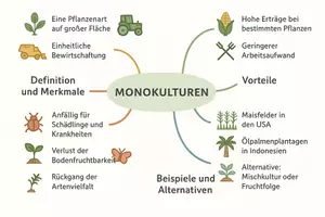 Vorschau - Arbeitsblätter - Arbeitsblätter zum Thema "Monokulturen" + Lösung & MP3 + Mindmap + Infografik - Seite 2