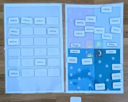 Vorschau - Fördermaterial/Inklusion - TAGESZEITENMAPPE (ganze Stunden) - Seite 3