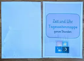 Vorschau - Fördermaterial/Inklusion - TAGESZEITENMAPPE (ganze Stunden) - Seite 2