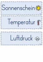 Vorschau - Unterrichtsreihen - Einheit Wetter: Wir lernen die Wetterelemente kennen (3. Stunde) Klasse 3/4 - Seite 3