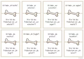 Vorschau - Spiele - Ich habe... Wer hat...? - schwache Verben im Präteritum - Seite 2