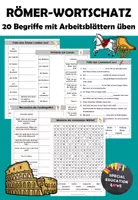 Vorschau - Arbeitsblätter - Römer-Wortschatz üben - Arbeitsblätter - Deckblatt