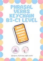 Vista previa - Tarjetas / Manipulativos - Llavero de -Phrasal verbs B2 C1- English keychains - Portada