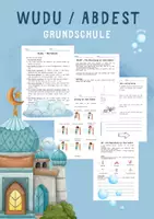 Vorschau - Arbeitsblätter - WUDU - Abdest in der Moschee - Islam - Deckblatt