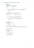 Vorschau - Arbeitsblätter - Übungsaufgaben Kurvendiskussion gebrochenrationale Funktionen mit Lösungen - Seite 3