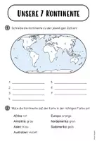 Vorschau - Arbeitsblätter - Arbeitsblatt: Kontinente der Welt - Klasse 3/4 - Seite 3