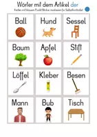 Vorschau - Stationenlernen - Sortierspiel: Artikel (der/die/das) auch für DAZ - Seite 2