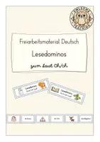 Vorschau - Spiele - Freiarbeitsmaterial Deutsch: Lesedominos zum Laut Ch/ch (Kl. 1/2) - Deckblatt