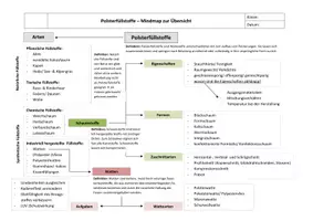 Vorschau - Arbeitsblätter - Polsterfüllstoffe - Mindmap zur Übersicht - Seite 2