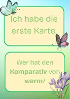 Vorschau - Spiele - Grammatik-Spiel: Ich habe..., wer hat ...? (Frühlings-Edition) - Seite 1