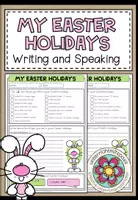 Vorschau - Arbeitsblätter - My Easter Holidays - Speaking/Writing (2-fach differenziertes Worksheet) - Deckblatt