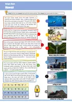 Vorschau - Arbeitsblätter - Hawaii - Escape Room (Reading & Use of Language) - Seite 1