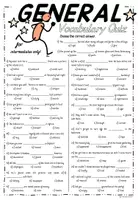 Vorschau - Arbeitsblätter - Englisch Vokabel-Quiz – Wortschatzübung mit Lösungen - Seite 1