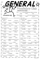 Vorschau - Arbeitsblätter - Englisch Vokabel-Quiz – Wortschatzübung mit Lösungen - Seite 2