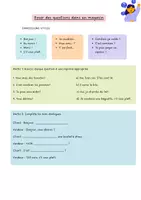 Vorschau - Arbeitsblätter - Materialpaket - Unterrichtsreihe "Au magasin" - Deckblatt