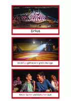 Vorschau - Text - Schlaumeier-Heftchen: Zirkus (Lesen auf Satzebene, Silbenschrift) - Seite 1