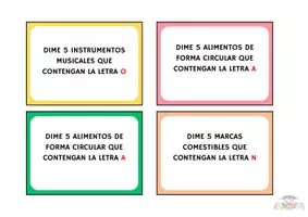 Vista previa - Tarjetas / Manipulativos - Tarjetas DIME - Estimulación cognitiva - página 1
