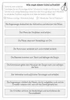 Vorschau - Arbeitsblätter - Krimigeschichte Textverständnis Reihenfolge Schreibplan - Seite 3
