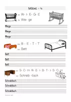 Vorschau - Arbeitsblätter - Materialpaket "56 Arbeitsblätter Alphabetisierung ", DaZ Klasse 2-7 - Seite 3