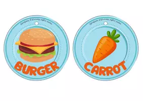 Vista previa - Tarjetas / Manipulativos - Llavero de comida en inglés - English keychains - página 3