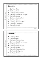 Vorschau - Arbeitsblätter - Heilige / Schutzpatronen / Mini-Heft / Leseheft - Seite 3